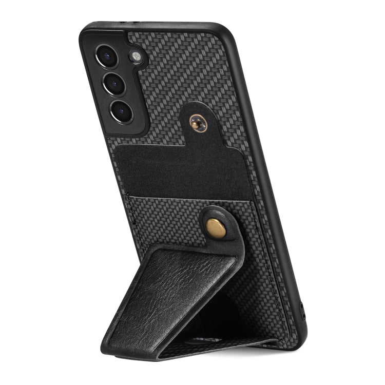 Custodia portafoglio in fibra di carbonio per Samsung Galaxy S20