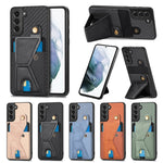 Custodia portafoglio in fibra di carbonio per Samsung Galaxy S20