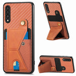 Custodia portafoglio in fibra di carbonio per Samsung Galaxy S20