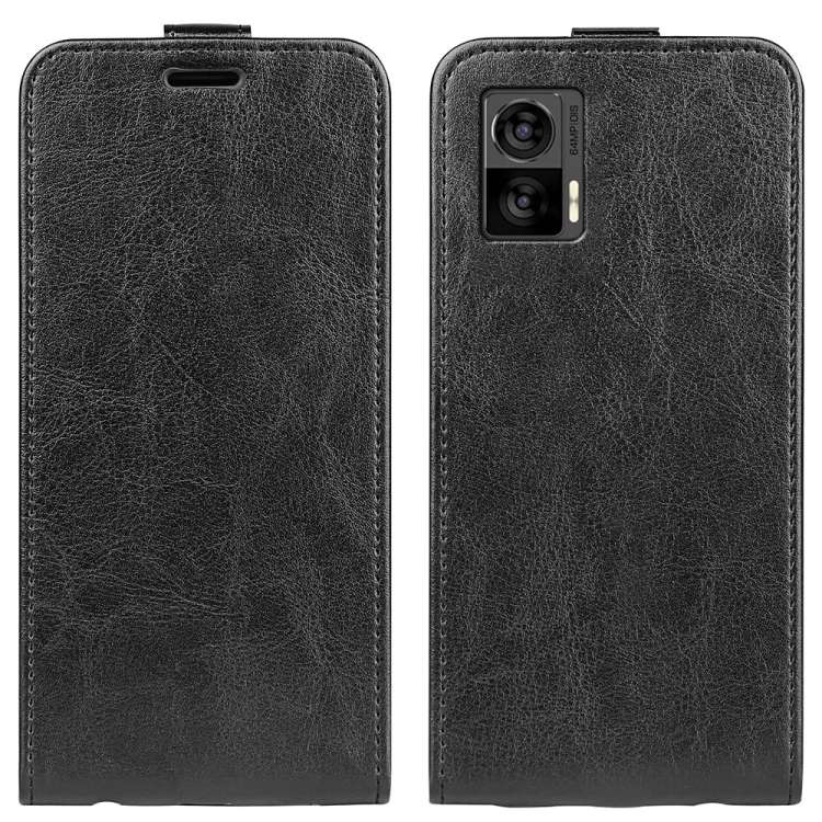 Per Motorola Moto E22 / E22i R64 Custodia per telefono in pelle con vibrazione verticale, For Motorola Moto E22 / E22i