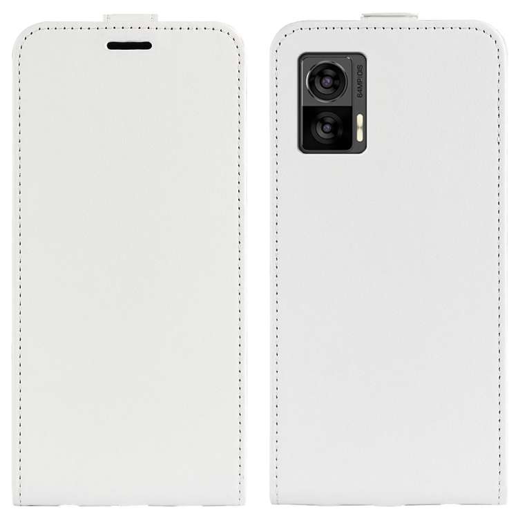 Per Motorola Moto E22 / E22i R64 Custodia per telefono in pelle con vibrazione verticale, For Motorola Moto E22 / E22i