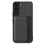 Custodia portafoglio in fibra di carbonio per Samsung Galaxy S22