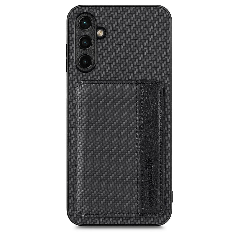Custodia portafoglio in fibra di carbonio per Samsung Galaxy A54