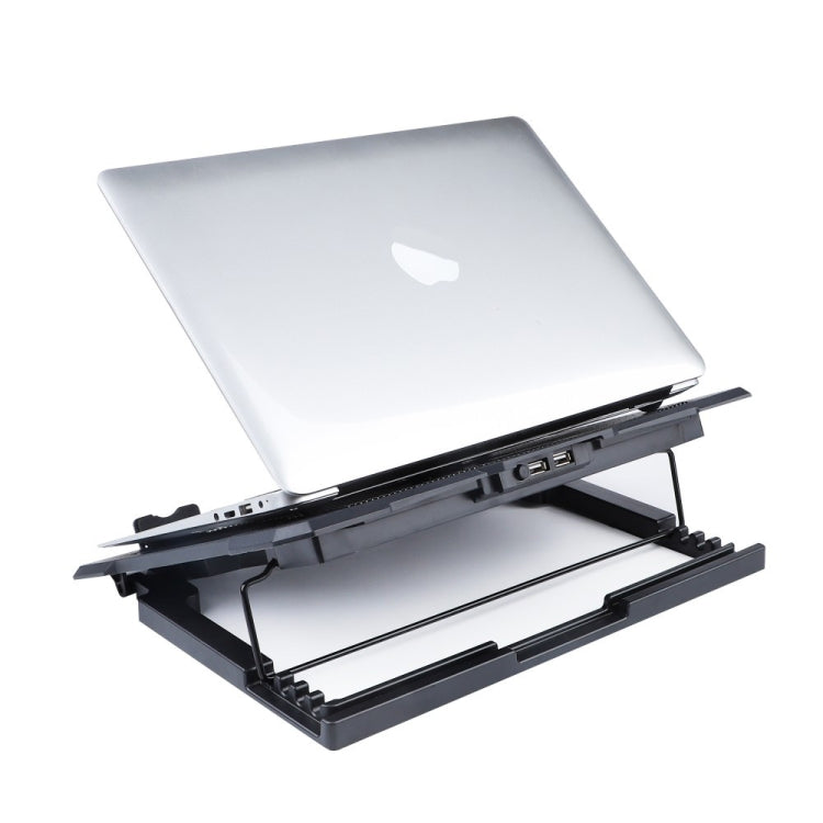 Tappetino raffreddamento laptop con ventola e 2 porte USB
