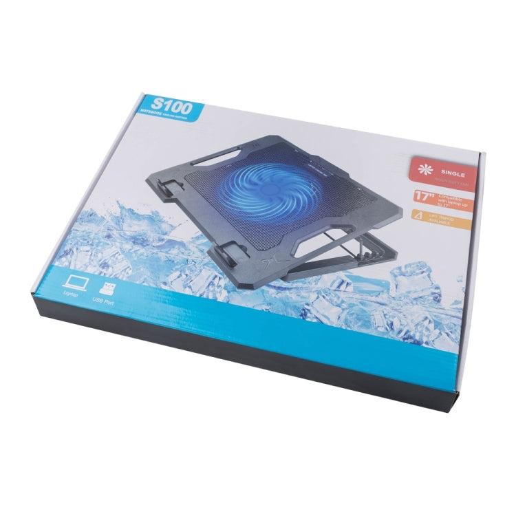 Tappetino raffreddamento laptop con ventola e 2 porte USB