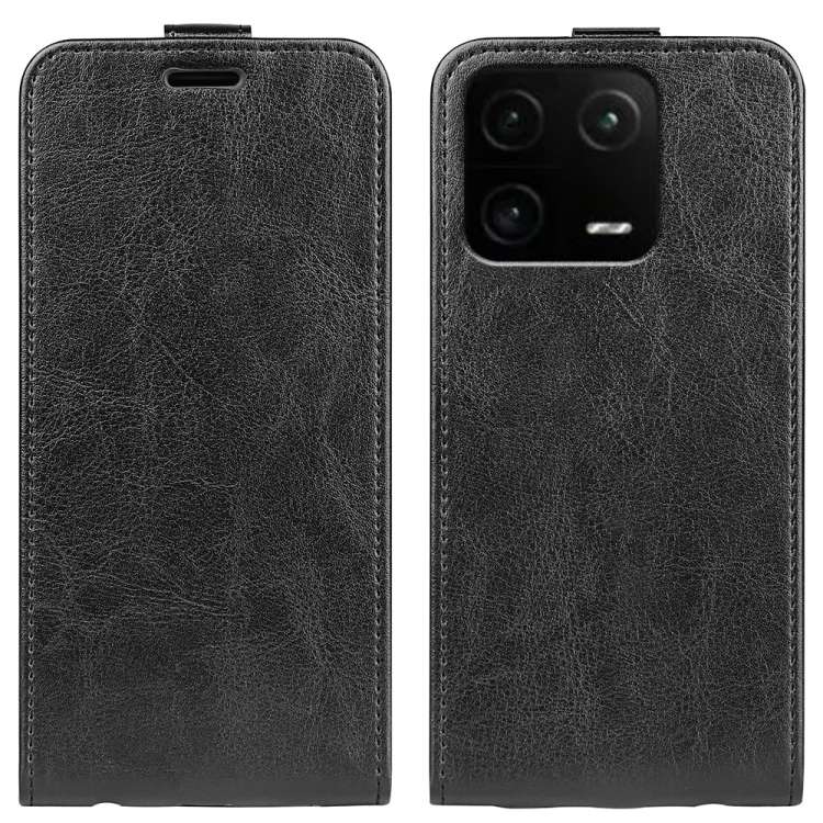 Per Xiaomi 13 Pro R64 Custodia per telefono in pelle con vibrazione verticale Texture, For Xiaomi 13 Pro
