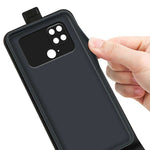 Per Xiaomi Poco C40 R64 Custodia per telefono in pelle con vibrazione verticale Texture, For Xiaomi Poco C40