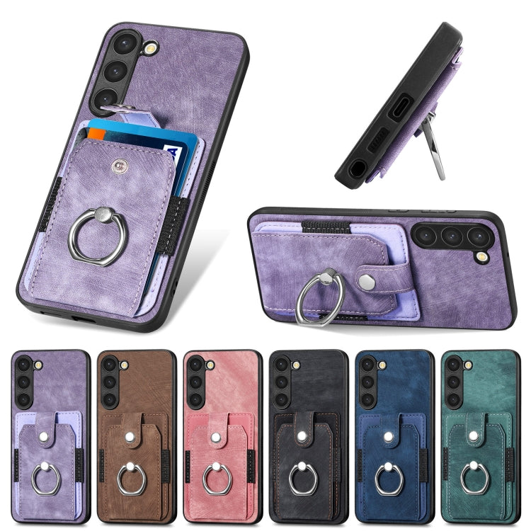 Custodia portafoglio in TPU e PU per Samsung Galaxy S21 5G