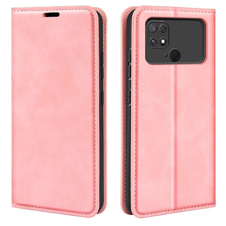 Per Xiaomi Poco C40 Custodia per telefono in pelle con aspirazione magnetica retro-pelle, For Xiaomi Poco C40