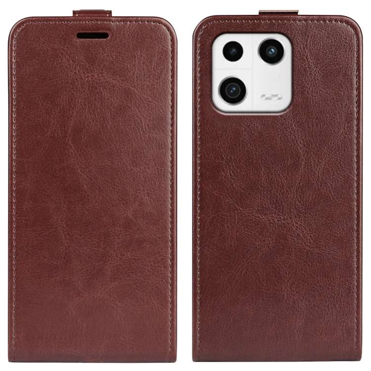 Per Xiaomi 13 R64 Custodia per telefono in pelle con vibrazione verticale Texture, For Xiaomi 13