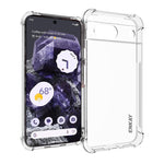 ENKAY Custodia per telefono antiscivolo antiurto in TPU trasparente, For Google Pixel 11 Pro XL, For Google Pixel 11, For Google Pixel 11 Pro, For Google Pixel 10a, For Google Pixel 9a, For Google Pixel 9 Pro, For Google Pixel 9, For Google Pixel 8a   ...