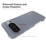 ENKAY Custodia per telefono antiscivolo antiurto in TPU trasparente, For Google Pixel 11 Pro XL, For Google Pixel 11, For Google Pixel 11 Pro, For Google Pixel 10a, For Google Pixel 9a, For Google Pixel 9 Pro, For Google Pixel 9, For Google Pixel 8a   ...