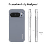 ENKAY Custodia per telefono antiscivolo antiurto in TPU trasparente, For Google Pixel 11 Pro XL, For Google Pixel 11, For Google Pixel 11 Pro, For Google Pixel 10a, For Google Pixel 9a, For Google Pixel 9 Pro, For Google Pixel 9, For Google Pixel 8a   ...