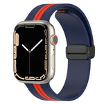 Cinturino in silicone bicolore con chiusura magnetica, For Apple Watch Series 8&7 41mm