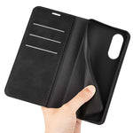 Per OPPO A58 Custodia per telefono in pelle con aspirazione magnetica retro-pelle, For OPPO A58
