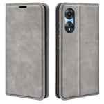 Per OPPO A58 Custodia per telefono in pelle con aspirazione magnetica retro-pelle, For OPPO A58