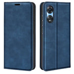 Per OPPO A58 Custodia per telefono in pelle con aspirazione magnetica retro-pelle, For OPPO A58