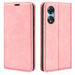 Per OPPO A58 Custodia per telefono in pelle con aspirazione magnetica retro-pelle, For OPPO A58