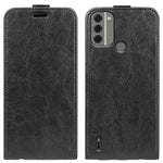 Per Nokia C31 R64 Custodia per telefono in pelle con vibrazione verticale Texture, For Nokia C31