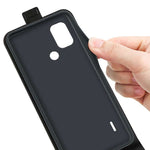 Per Nokia C31 R64 Custodia per telefono in pelle con vibrazione verticale Texture, For Nokia C31