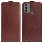 Per Nokia C31 R64 Custodia per telefono in pelle con vibrazione verticale Texture, For Nokia C31