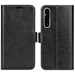 Per Sony Xperia 1 V R64 Custodia in pelle a conchiglia orizzontale con texture, For Sony Xperia 1 V