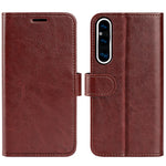 Per Sony Xperia 1 V R64 Custodia in pelle a conchiglia orizzontale con texture, For Sony Xperia 1 V