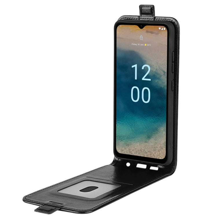 Per Nokia G22 R64 Custodia per telefono in pelle con vibrazione verticale Texture, For Nokia G22