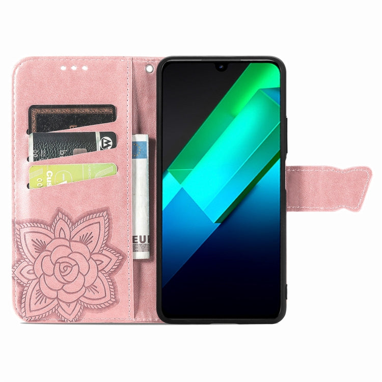 Custodia in pelle goffrata per Realme C55