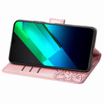 Custodia in pelle goffrata per Realme C55