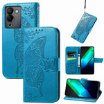 Custodia in pelle goffrata per Realme C55