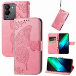 Custodia in pelle goffrata per Realme C55