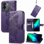 Custodia in pelle goffrata per Realme C55