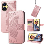 Custodia in pelle goffrata per Realme C55