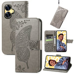 Custodia in pelle goffrata per Realme C55
