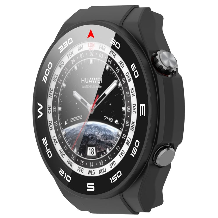 Custodia protettiva per orologio integrata con pellicola rinforzata PC +, For Huawei Watch Ultimate