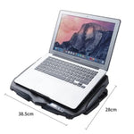 Pad raffreddamento laptop gaming 4 ventole alluminio S18