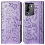 Custodia in pelle goffrata per Realme C55