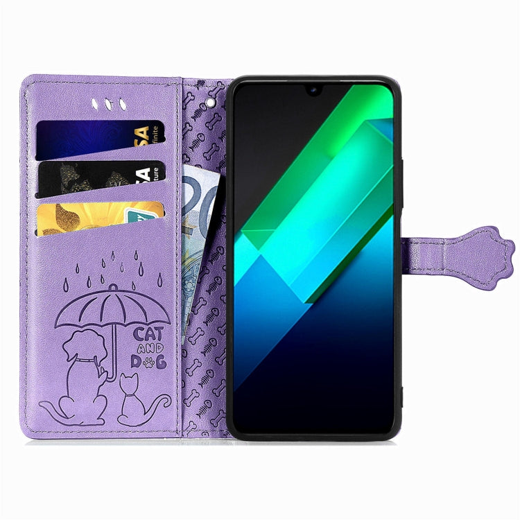 Custodia in pelle goffrata per Realme C55