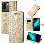 Custodia in pelle goffrata per Realme C55
