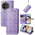 Custodia in pelle goffrata per Realme C55
