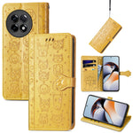 Custodia in pelle goffrata per Realme C55