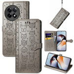 Custodia in pelle goffrata per Realme C55