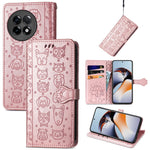 Custodia in pelle goffrata per Realme C55
