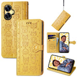 Custodia in pelle goffrata per Realme C55