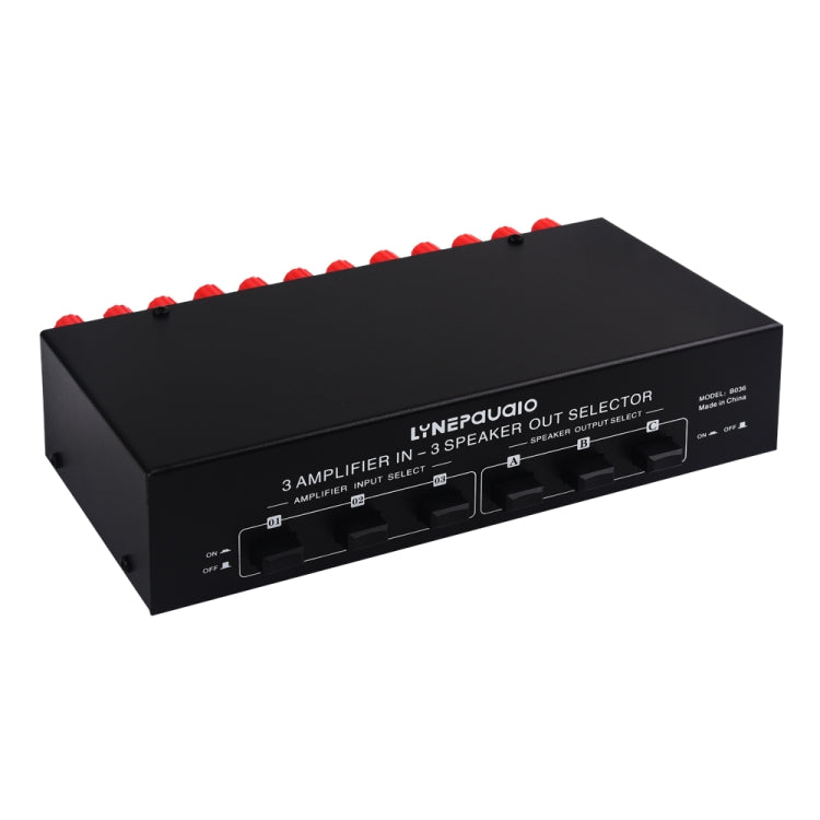 Commutatore per altoparlanti 3 ingressi e 3 uscite, 300 W - immagine 2