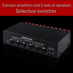 Commutatore per altoparlanti 3 ingressi e 3 uscite, 300 W - immagine 5
