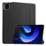 Per Xiaomi Pad 6 ENKAY Tri-fold Custer Texture Custodia Smart con supporto in pelle, For Xiaomi Pad 6