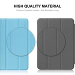 Per Xiaomi Pad 6 ENKAY Tri-fold Custer Texture Custodia Smart con supporto in pelle, For Xiaomi Pad 6