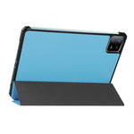 Per Xiaomi Pad 6 ENKAY Tri-fold Custer Texture Custodia Smart con supporto in pelle, For Xiaomi Pad 6